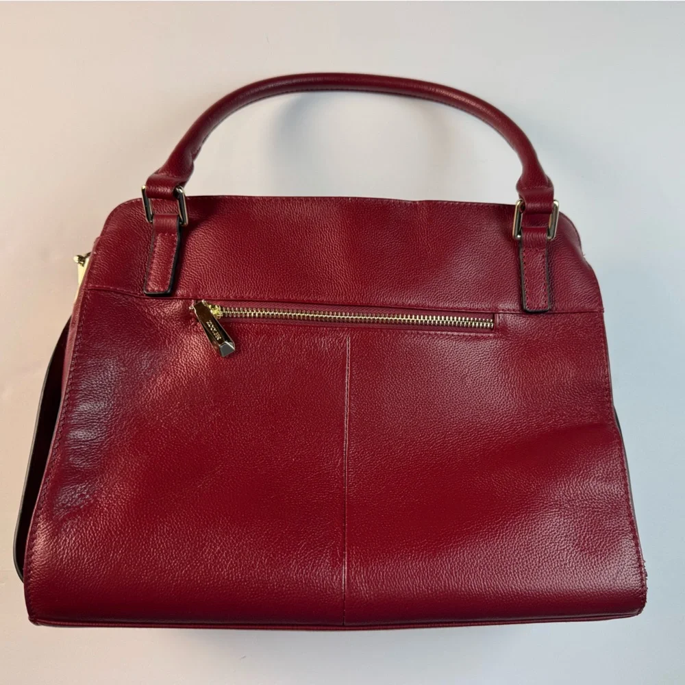 Red Leather Handbag